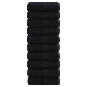 Vidaxl gastendoekjes solund 10 st 600 g m² 30x50 cm zwart
