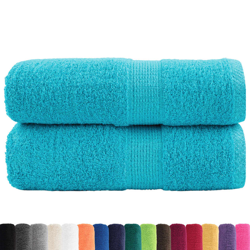 Afbeelding laden in galerijviewer, Vidaxl gastendoekjes solund 2 st 600 g m² 30x50 cm turquoise
