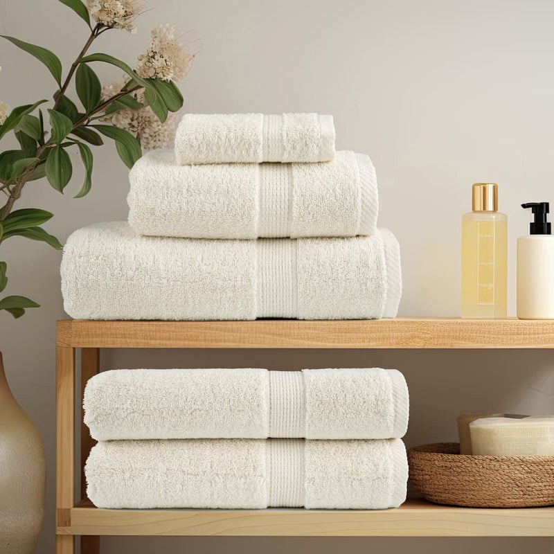 Load image into Gallery viewer, Vidaxl premium washandjes solund 10 stuks crème 30x30 cm 600 g m2
