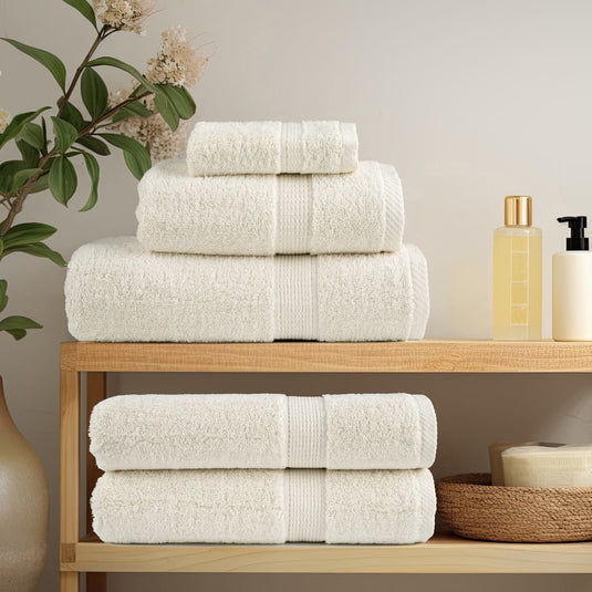 Vidaxl premium washandjes solund 10 stuks crème 30x30 cm 600 g m2
