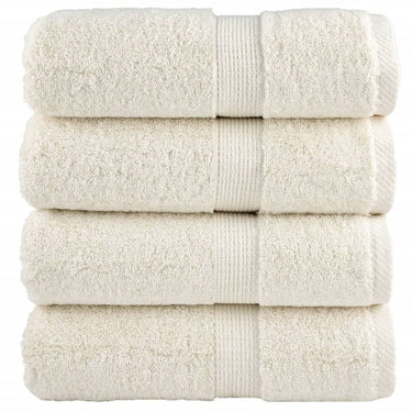 Vidaxl gastendoekjes solund 4 st 600 g m² 30x50 cm crèmekleurig