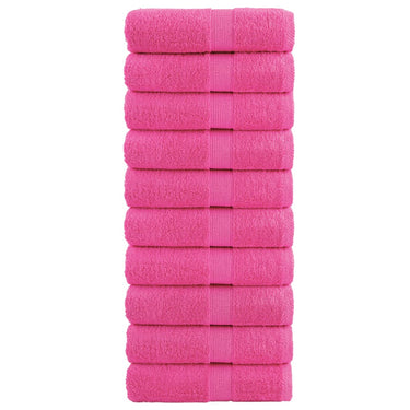 Vidaxl gastendoekjes solund 10 st 600 g m² 30x50 cm roze