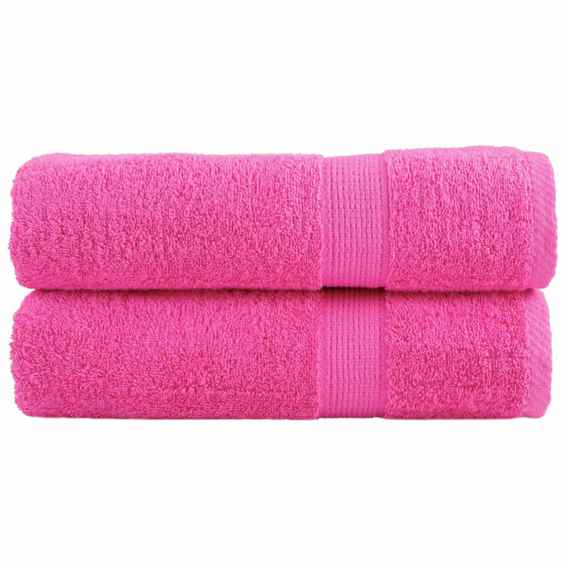 Load image into Gallery viewer, Vidaxl handdoeken solund 2 st 600 g m² 50x100 cm roze
