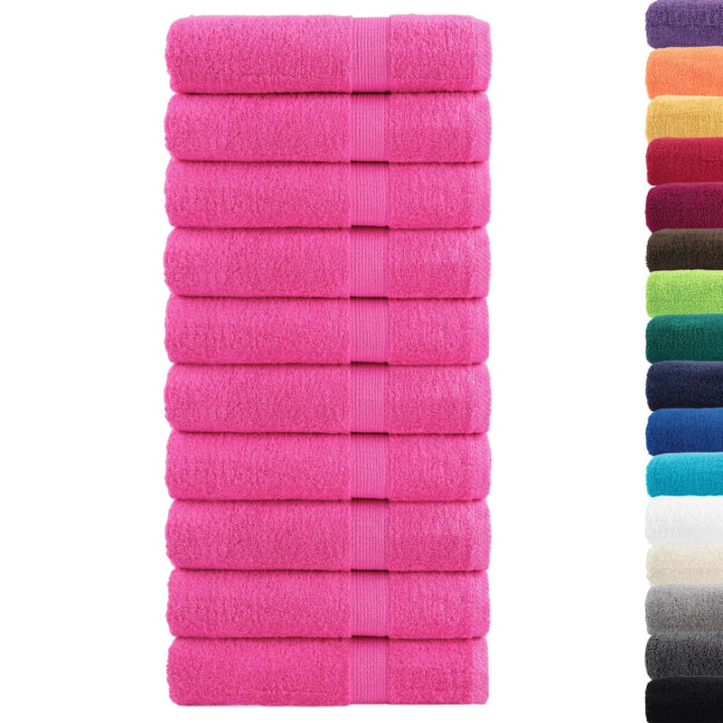 Load image into Gallery viewer, Vidaxl handdoeken solund 10 st 600 g m² 50x100 cm roze
