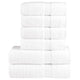 Vidaxl 6-delige handdoekenset solund 600 g m² wit