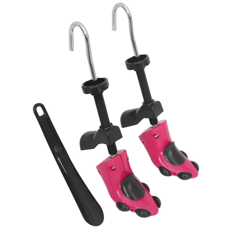 Load image into Gallery viewer, Vidaxl schoenspanners met schoenlepel eu 34-40 kunststof roze
