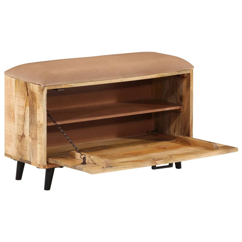 Load image into Gallery viewer, VidaXL Schoenenbank 80x30x45 cm massief mangohout
