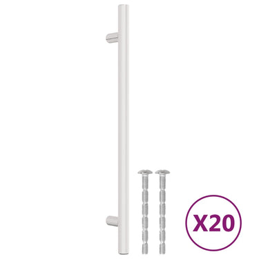 Vidaxl handvatten 20 st 192 mm roestvrij staal zilverkleurig