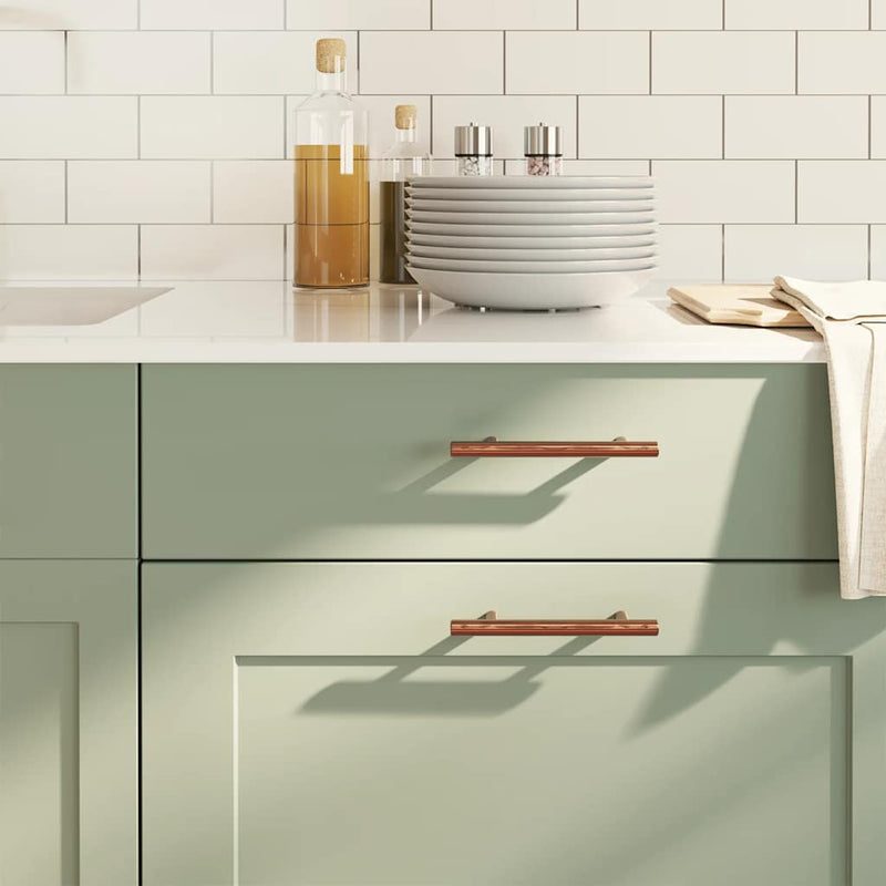 Load image into Gallery viewer, VidaXL Handvatten 20 st 96 mm roestvrij staal bronskleurig
