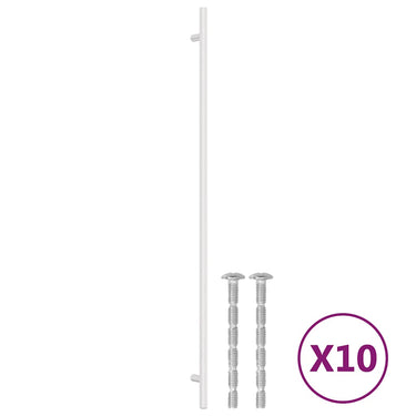 Vidaxl handvatten 10 st 480 mm roestvrij staal zilverkleurig