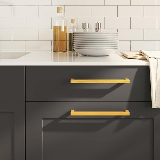 Vidaxl handvatten 20 st 224 mm roestvrij staal goudkleurig