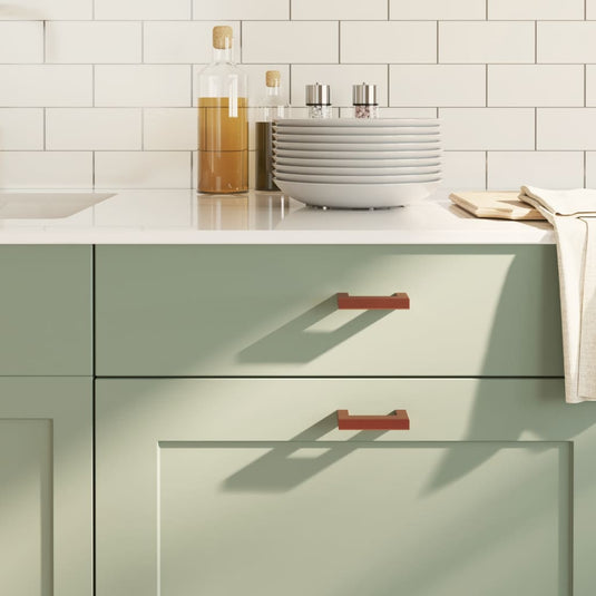 Vidaxl handvatten 20 st 64 mm roestvrij staal bronskleurig