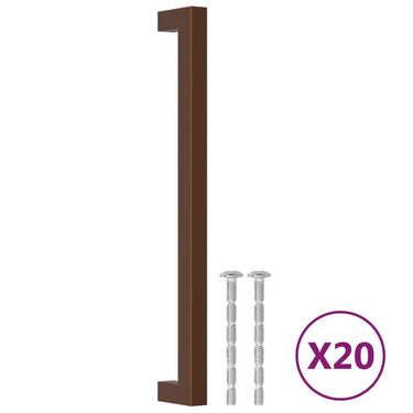 Vidaxl handvatten 20 st 224 mm roestvrij staal bronskleurig