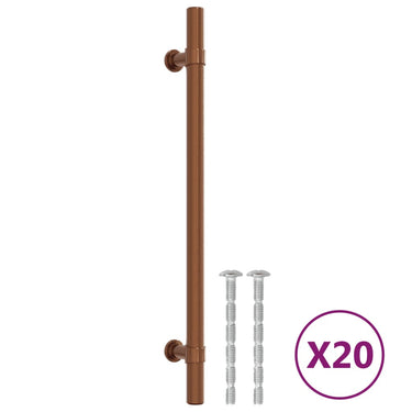 Vidaxl handvatten 20 st 192 mm roestvrij staal bronskleurig