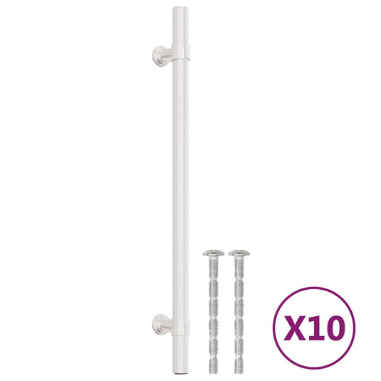 Vidaxl handvatten 10 st 192 mm roestvrij staal zilverkleurig
