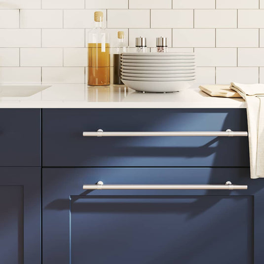 Vidaxl handvatten 10 st 320 mm roestvrij staal zilverkleurig