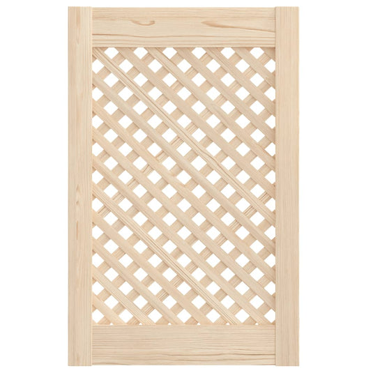 Vidaxl kastdeuren met latwerk 2 st 39,5x61,5 cm massief grenenhout
