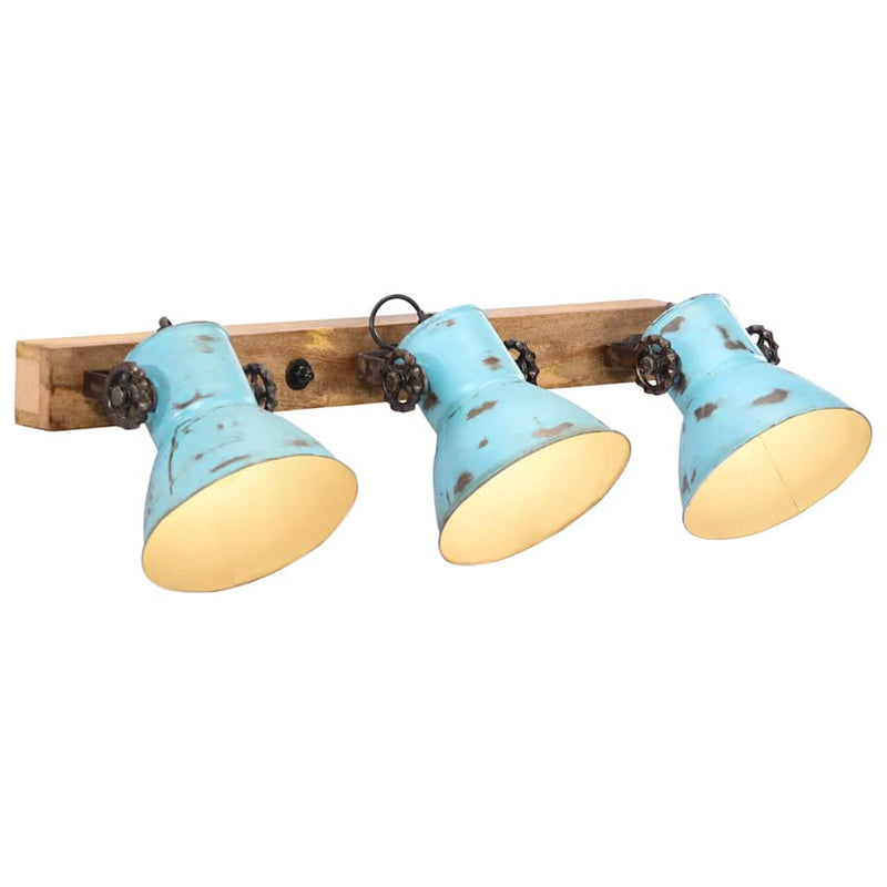 Load image into Gallery viewer, Vidaxl wandlamp 25 w e27 65x25 cm verweerd blauw
