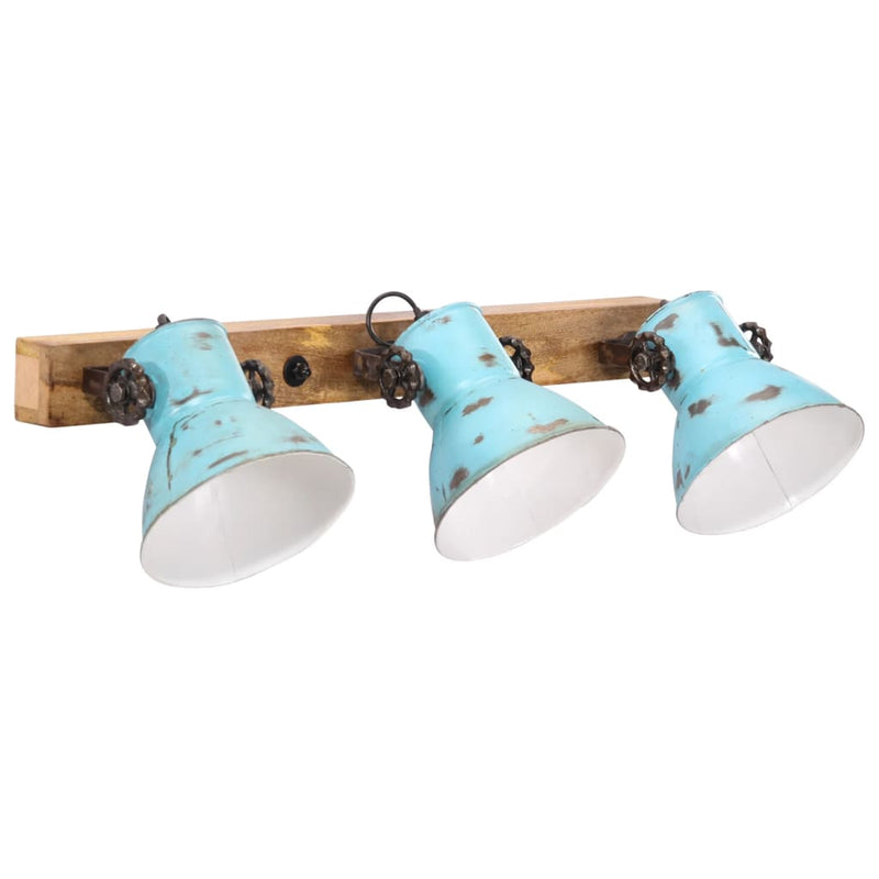 Load image into Gallery viewer, Vidaxl wandlamp 25 w e27 65x25 cm verweerd blauw
