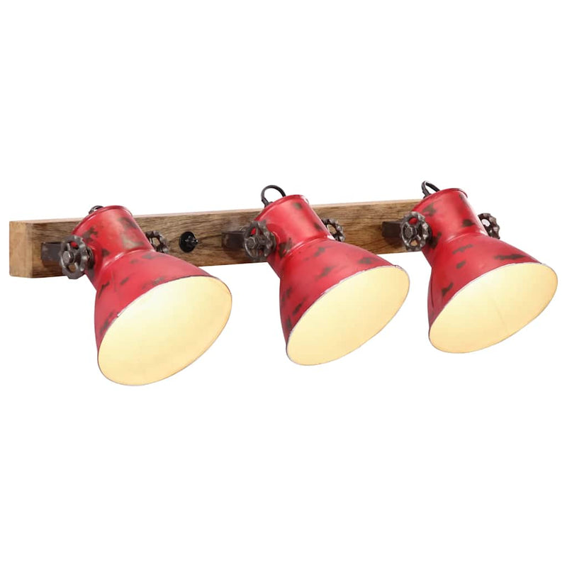 Load image into Gallery viewer, Vidaxl wandlamp 25 w e27 65x25 cm verweerd rood
