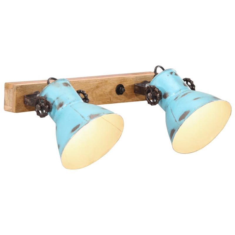 Load image into Gallery viewer, Vidaxl wandlamp 25 w e27 45x25 cm verweerd blauw
