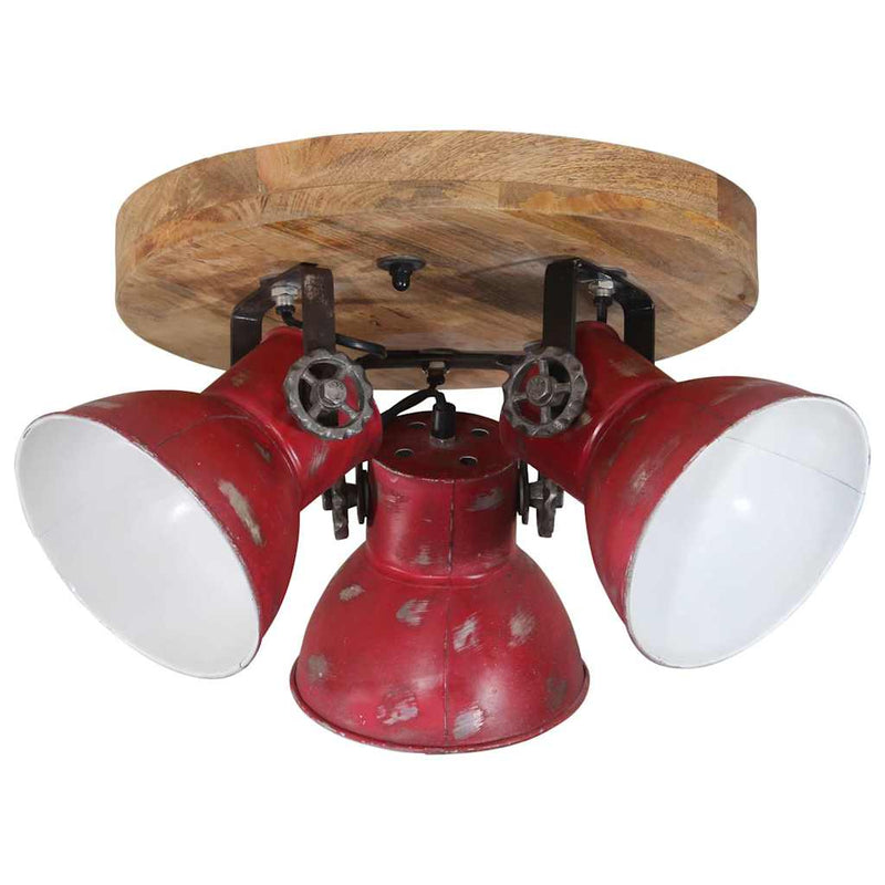 Load image into Gallery viewer, Vidaxl plafondlamp 25 w e27 35x35x25 cm verweerd rood
