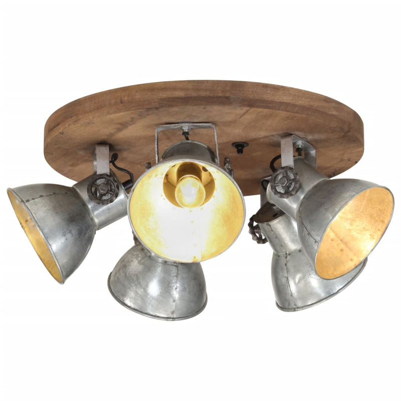 Load image into Gallery viewer, Vidaxl plafondlamp 25 w e27 50x50x25 cm vintage zilverkleurig
