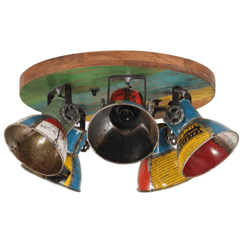 Laden Sie das Bild in Galerie -Viewer, Vidaxl plafondlamp 25 w e27 50x50x25 cm meerkleurig
