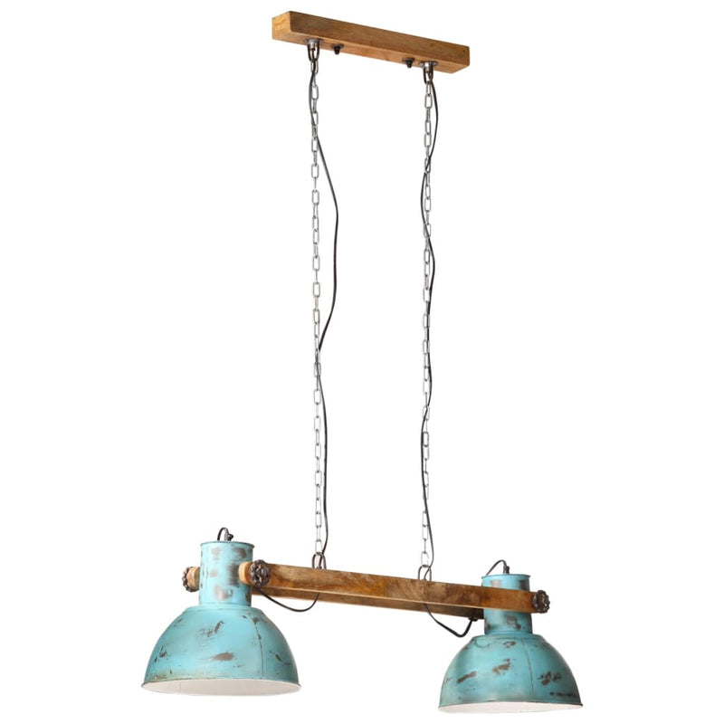Load image into Gallery viewer, Vidaxl hanglamp 25 w e27 85x28x109 cm verweerd blauw
