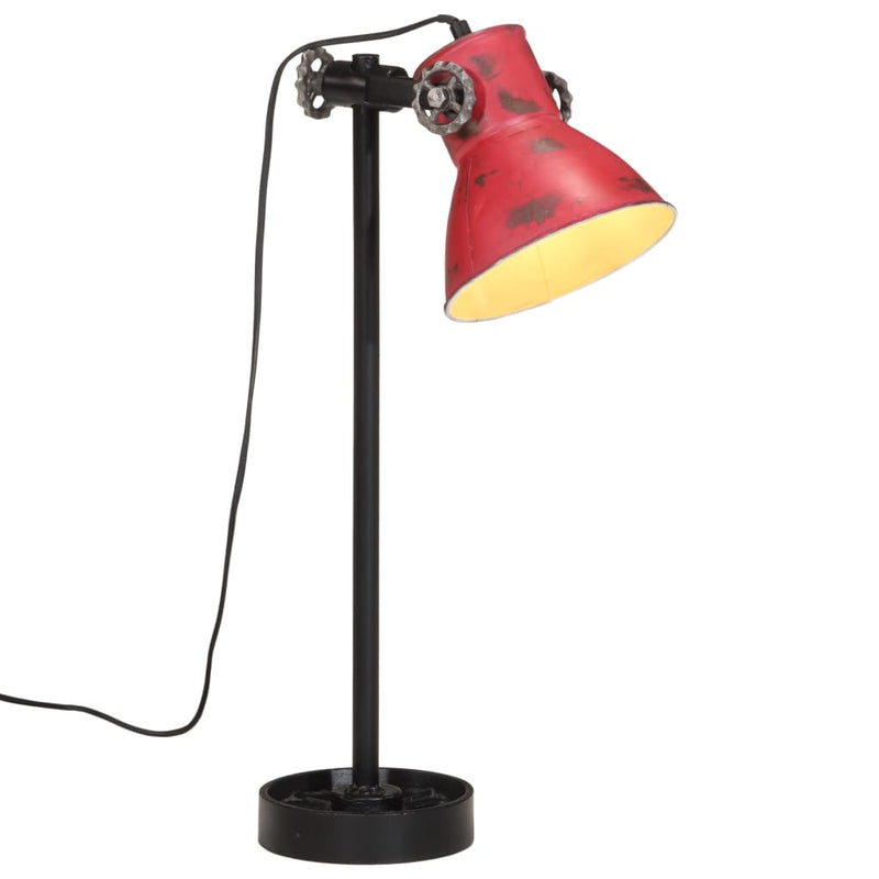 Load image into Gallery viewer, Vidaxl bureaulamp 25 w e27 15x15x55 cm verweerd rood
