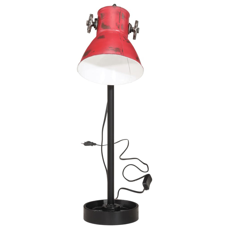 Load image into Gallery viewer, Vidaxl bureaulamp 25 w e27 15x15x55 cm verweerd rood
