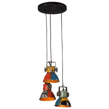 Vidaxl hanglamp 25 w e27 30x30x100 cm meerkleurig