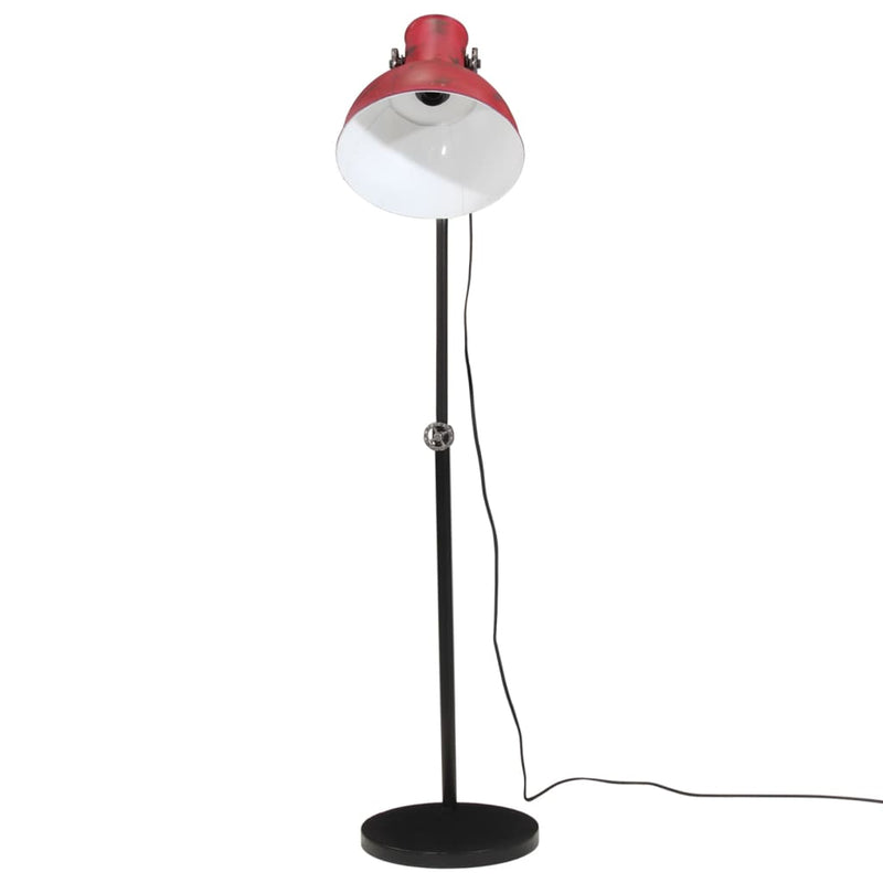 Load image into Gallery viewer, Vidaxl vloerlamp 25 w e27 30x30x90 150 cm verweerd rood
