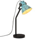 Vidaxl bureaulamp 25 w e27 17x17x60 cm verweerd blauw