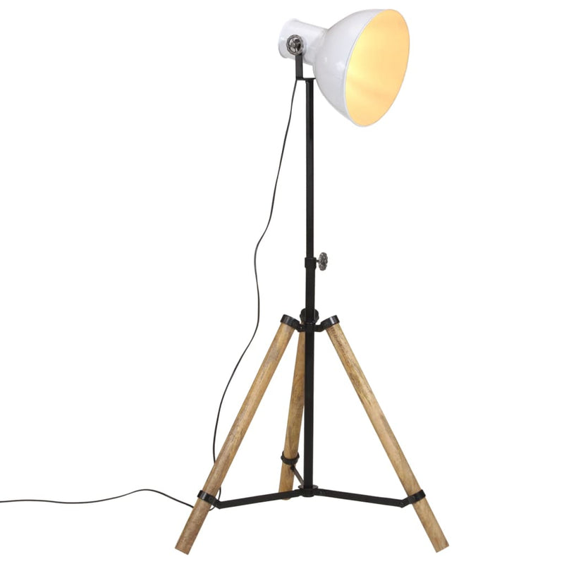 Load image into Gallery viewer, Vidaxl vloerlamp 25 w e27 75x75x90-150 cm wit
