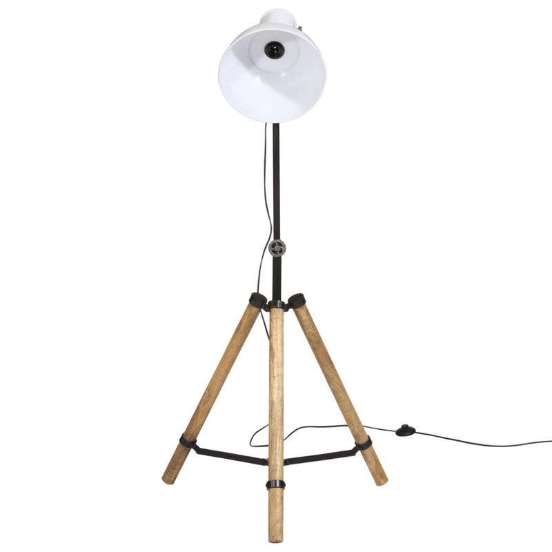Load image into Gallery viewer, Vidaxl vloerlamp 25 w e27 75x75x90-150 cm wit
