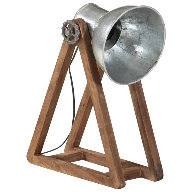 Afbeelding laden in galerijviewer, Vidaxl bureaulamp 25 w e27 30x17x40 cm vintage zilverkleurig
