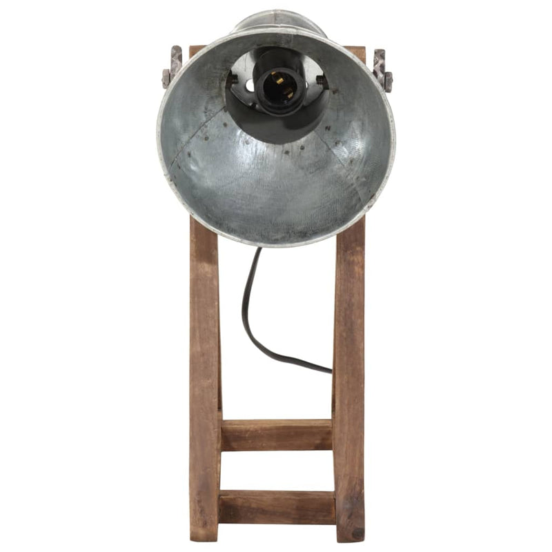 Afbeelding laden in galerijviewer, Vidaxl bureaulamp 25 w e27 30x17x40 cm vintage zilverkleurig
