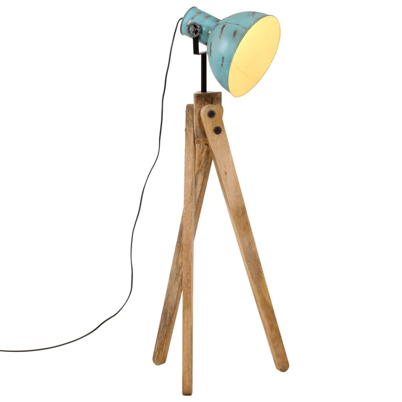 Load image into Gallery viewer, Vidaxl vloerlamp 25 w e27 45x45x120 cm verweerd blauw
