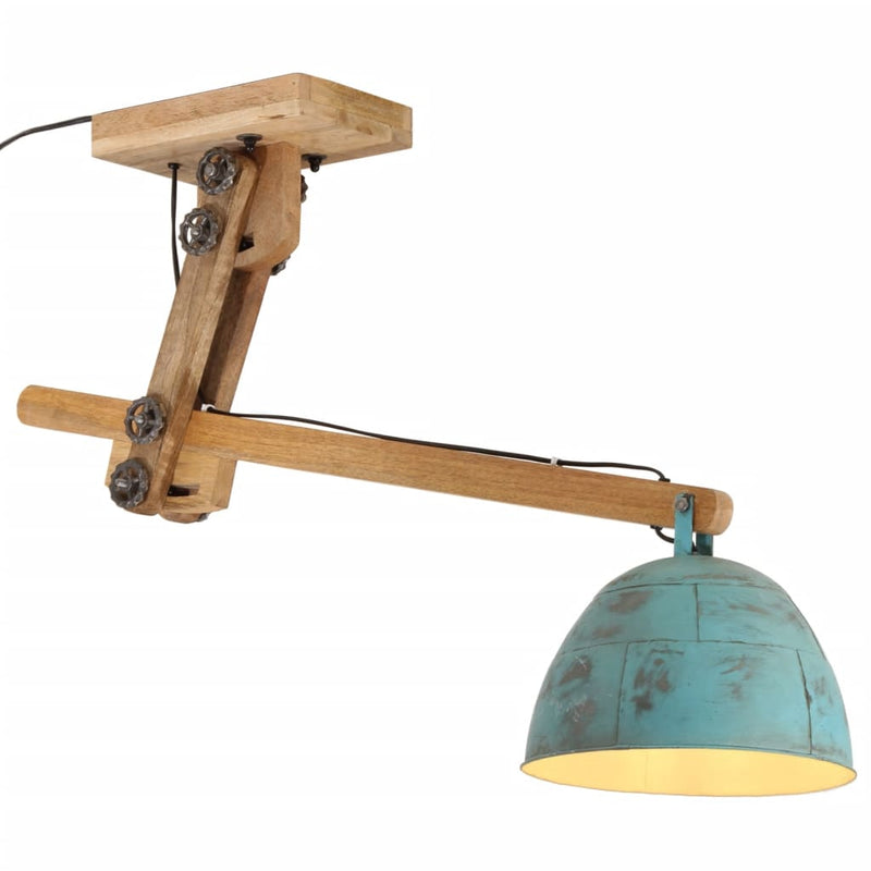 Load image into Gallery viewer, Vidaxl plafondlamp 25 w e27 105x30x65-108 cm verweerd blauw
