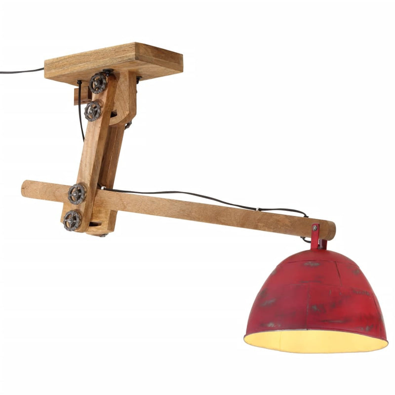 Load image into Gallery viewer, Vidaxl plafondlamp 25 w e27 105x30x65-108 cm verweerd rood
