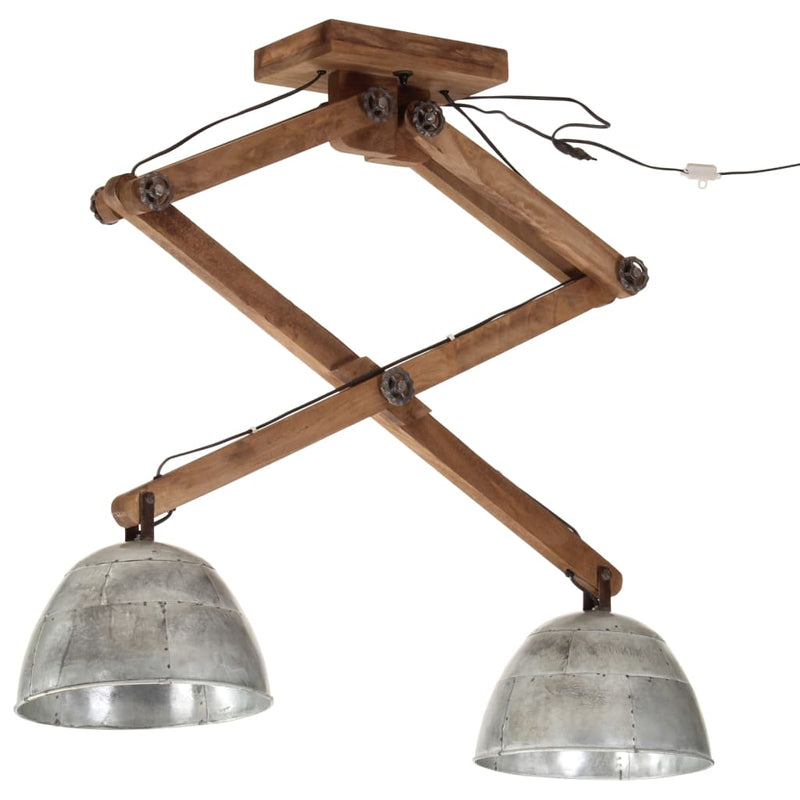 Load image into Gallery viewer, Vidaxl plafondlamp 25 w e27 29x18x85 cm vintage zilverkleurig
