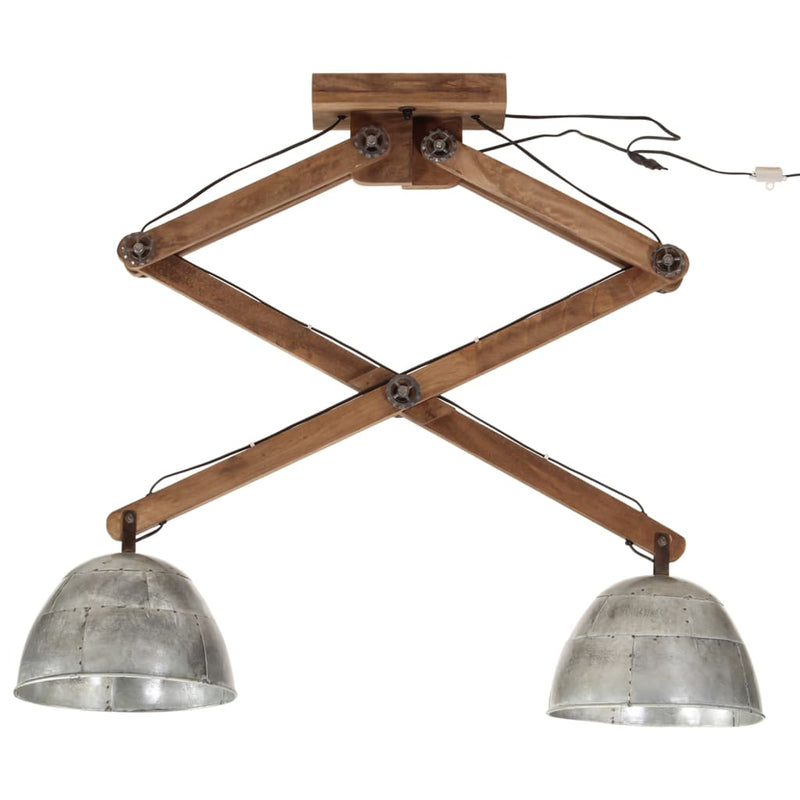 Load image into Gallery viewer, Vidaxl plafondlamp 25 w e27 29x18x85 cm vintage zilverkleurig
