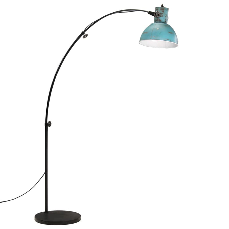 Load image into Gallery viewer, Vidaxl vloerlamp 25 w e27 150 cm verweerd blauw

