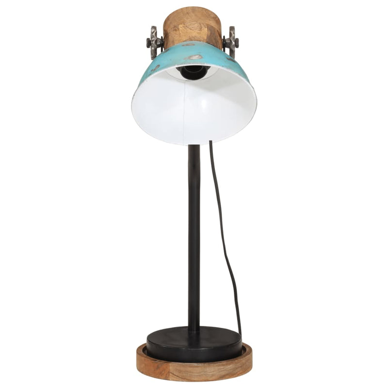 Load image into Gallery viewer, Vidaxl bureaulamp 25 w e27 18x18x60 cm verweerd blauw
