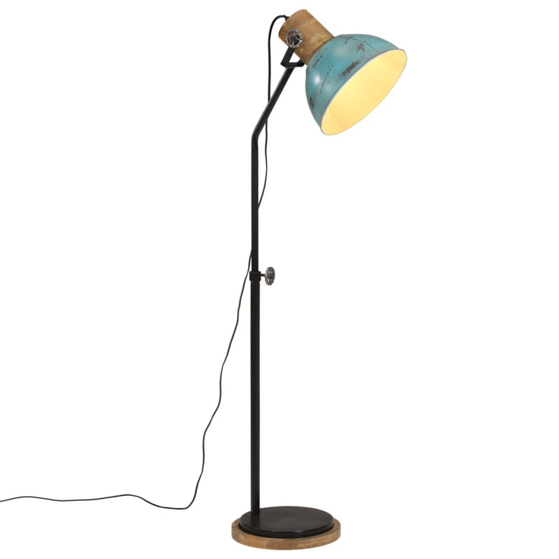 Load image into Gallery viewer, Vidaxl vloerlamp 25 w e27 30x30x100-150 cm verweerd blauw
