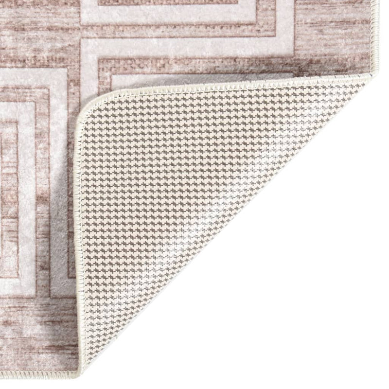 Load image into Gallery viewer, Vidaxl vloerkleed wasbaar anti-slip 150x230 cm beige
