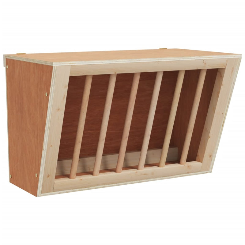 Load image into Gallery viewer, Vidaxl hooiruif voor konijnen 37x18,5x23 cm massief vurenhout
