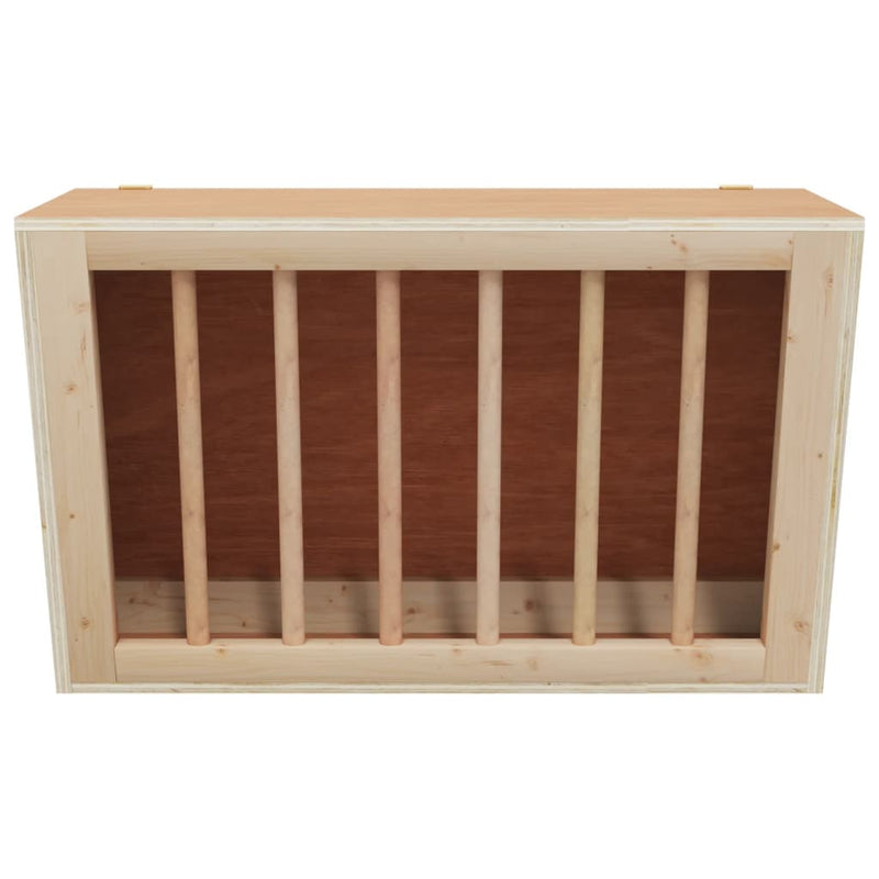 Load image into Gallery viewer, Vidaxl hooiruif voor konijnen 37x18,5x23 cm massief vurenhout

