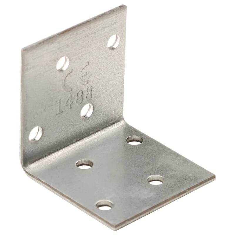 Load image into Gallery viewer, VidaXL Hoekbeugels 100 stuks 2 mm 40x40x40 mm gegalvaniseerd staal
